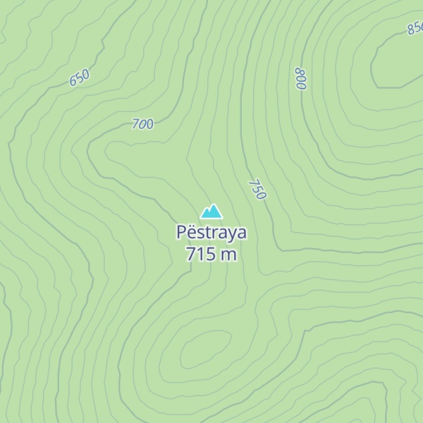 Map of Pëstraya