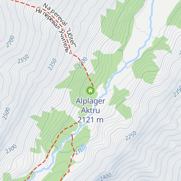 Map of Alplager Aktru