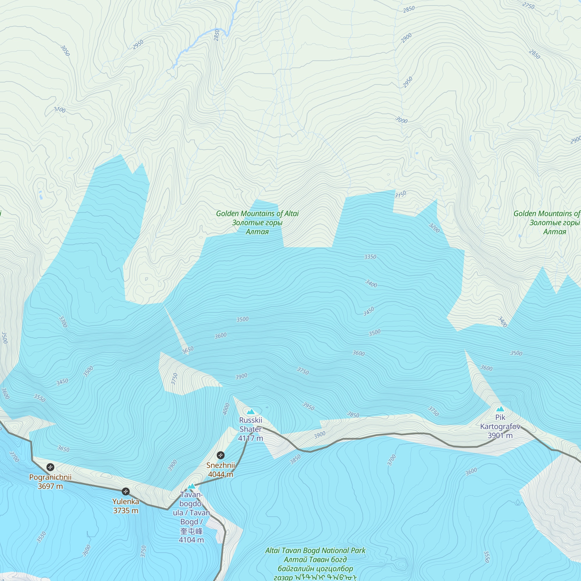 Plato Ukok map