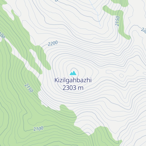 Map of Kizilgahbazhi