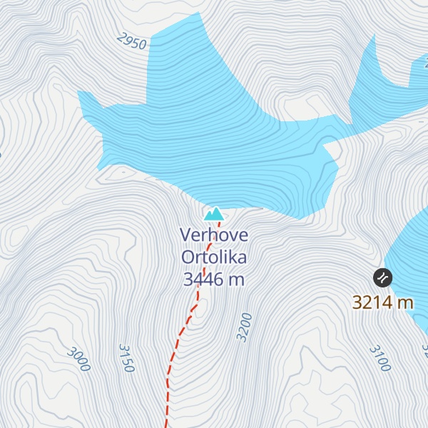 Map of Verhove Ortolika