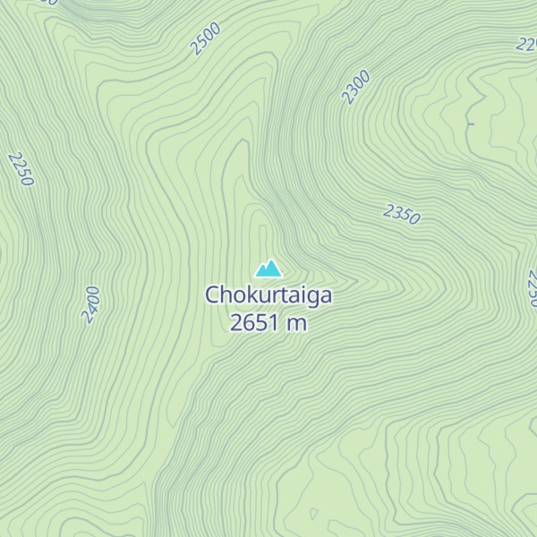 Map of Chokurtaiga