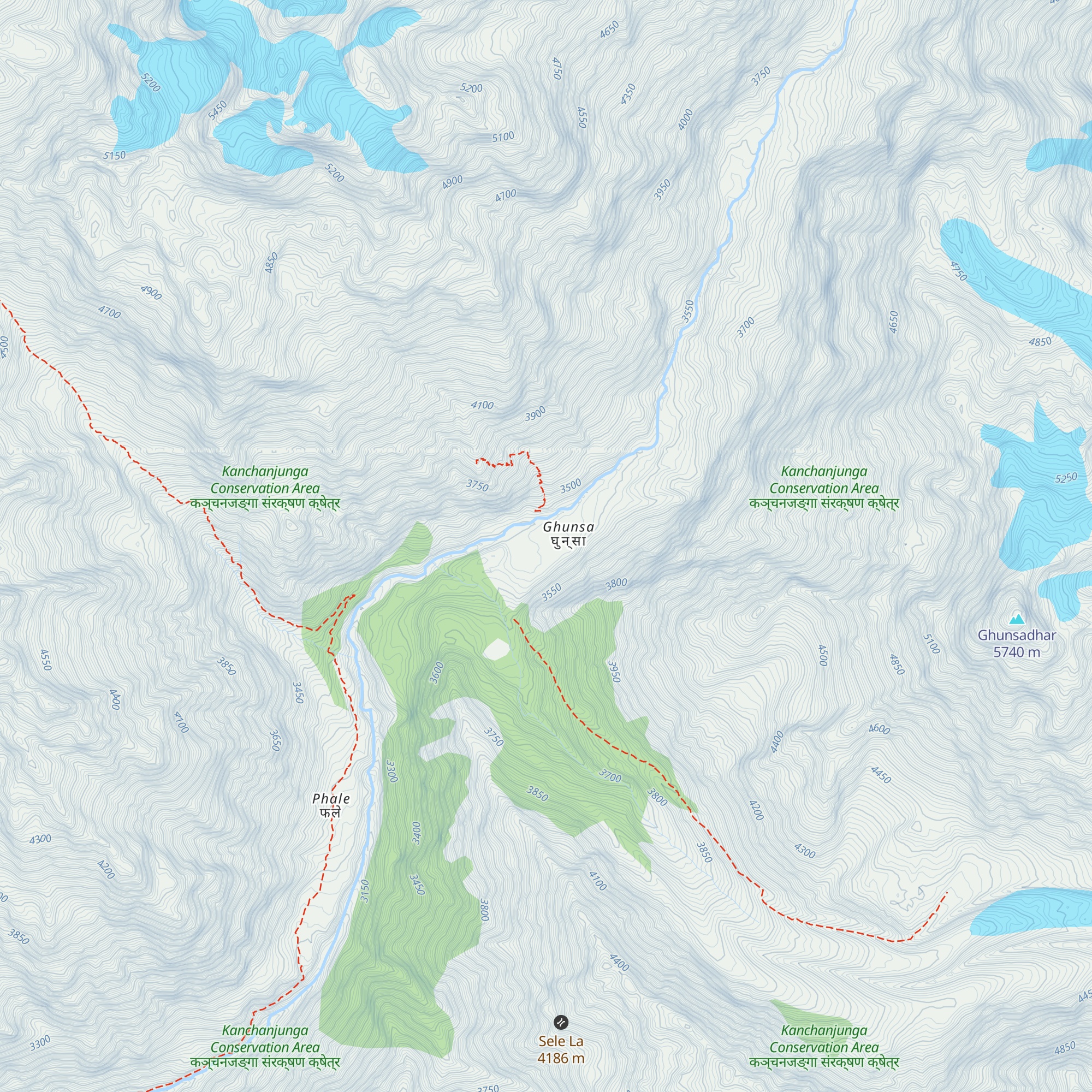 Kanchenjunga guest house map