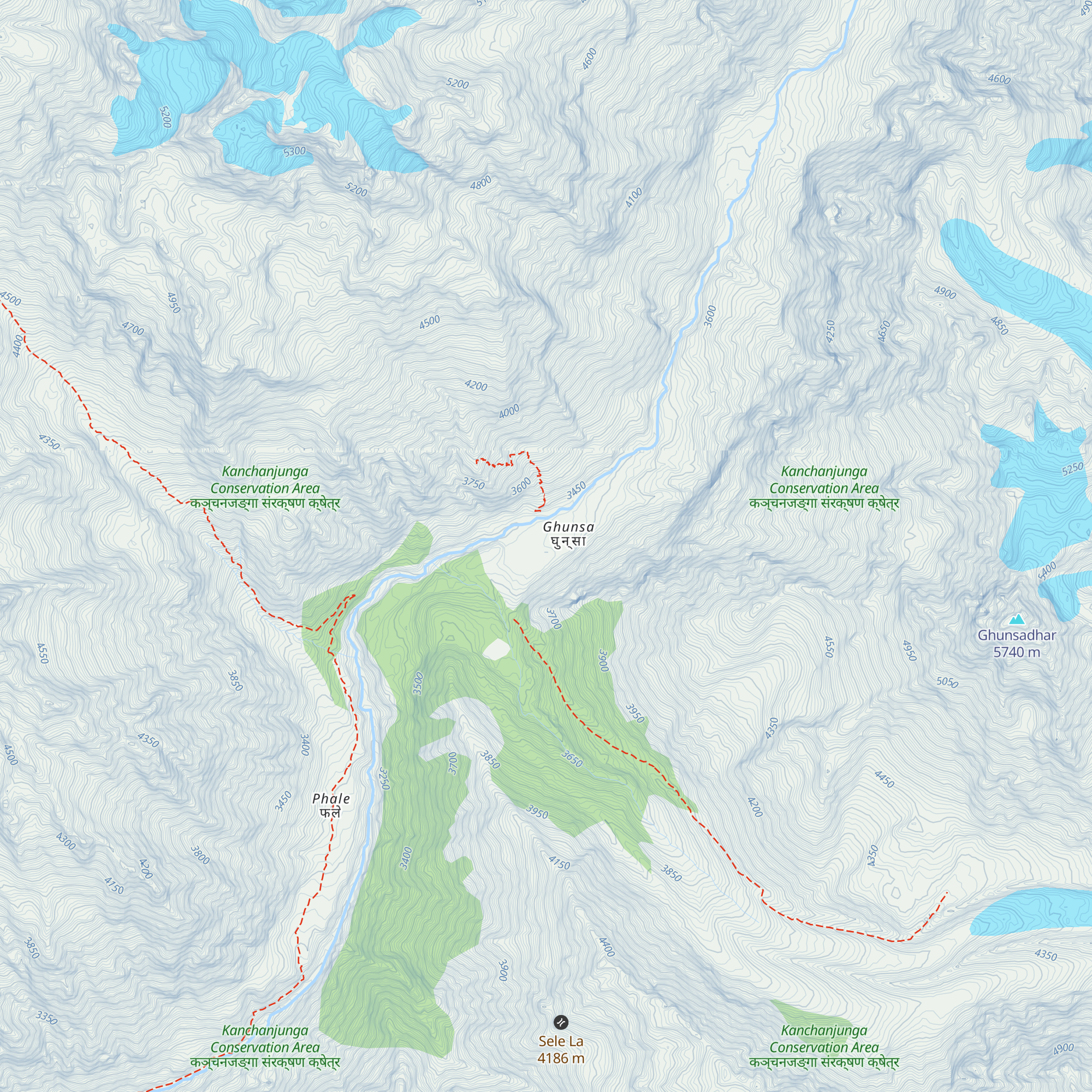 Kanchenjunga guest house map