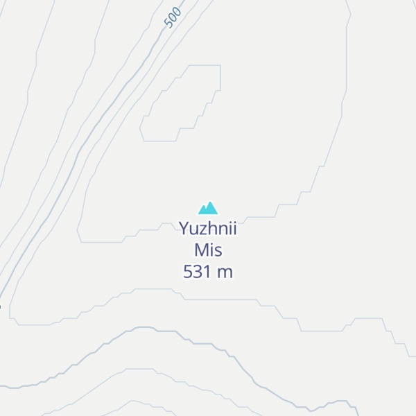Map of Yuzhnii Mis