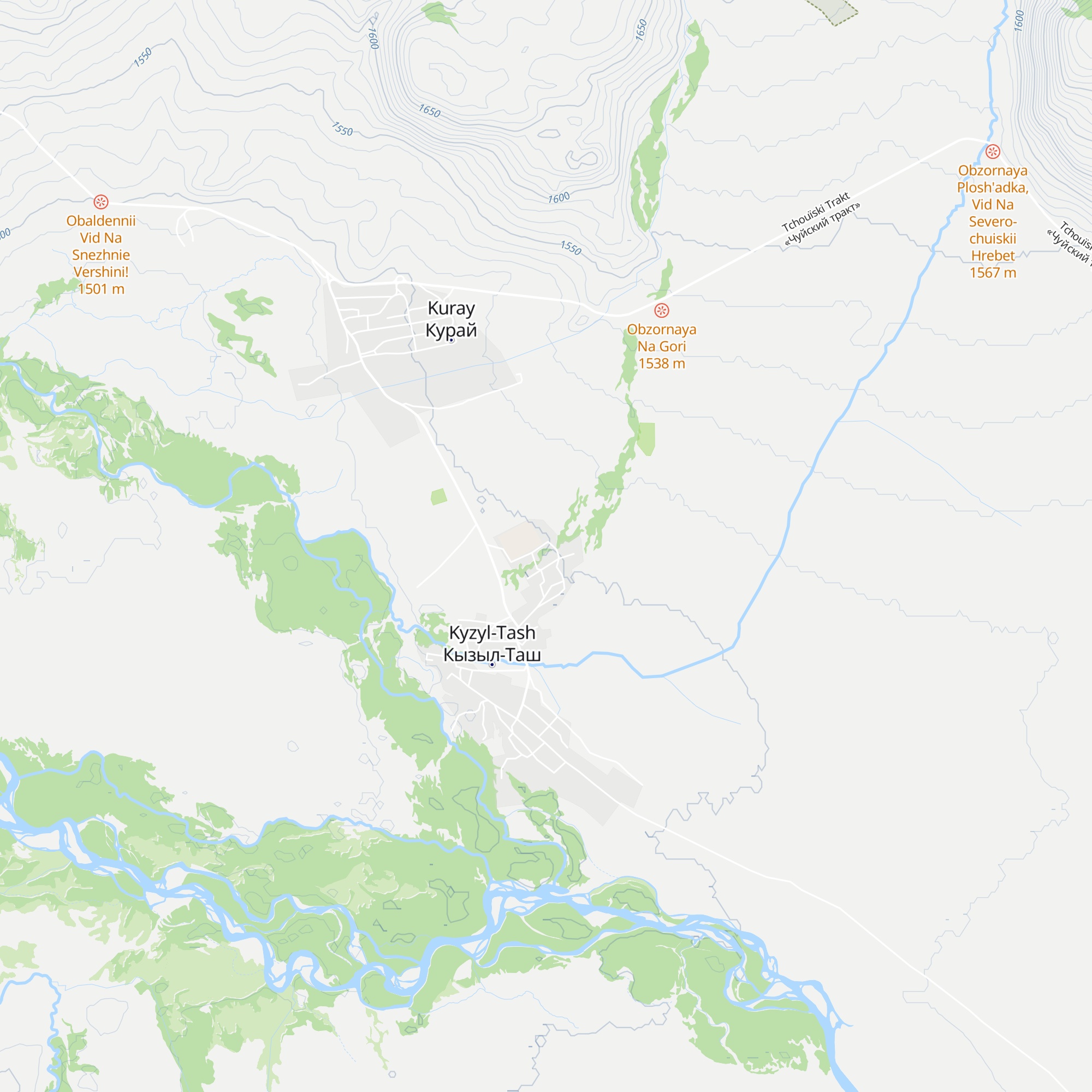 Mir Altai Kupolnii Otel map