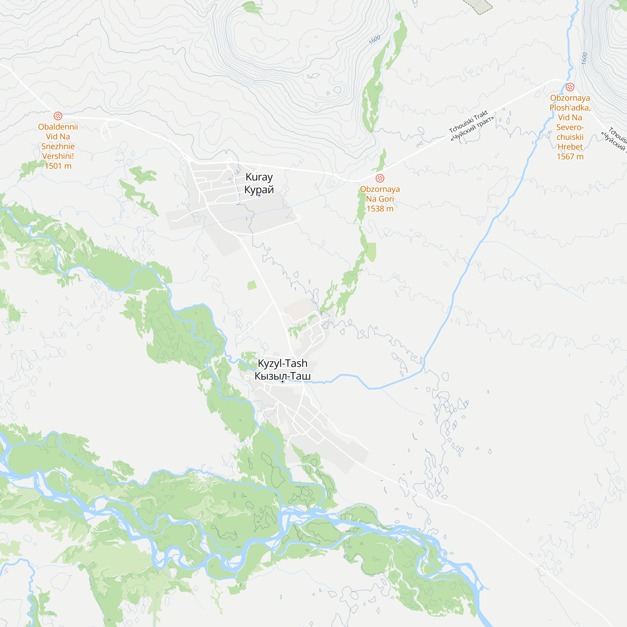 Mir Altai Kupolnii Otel map
