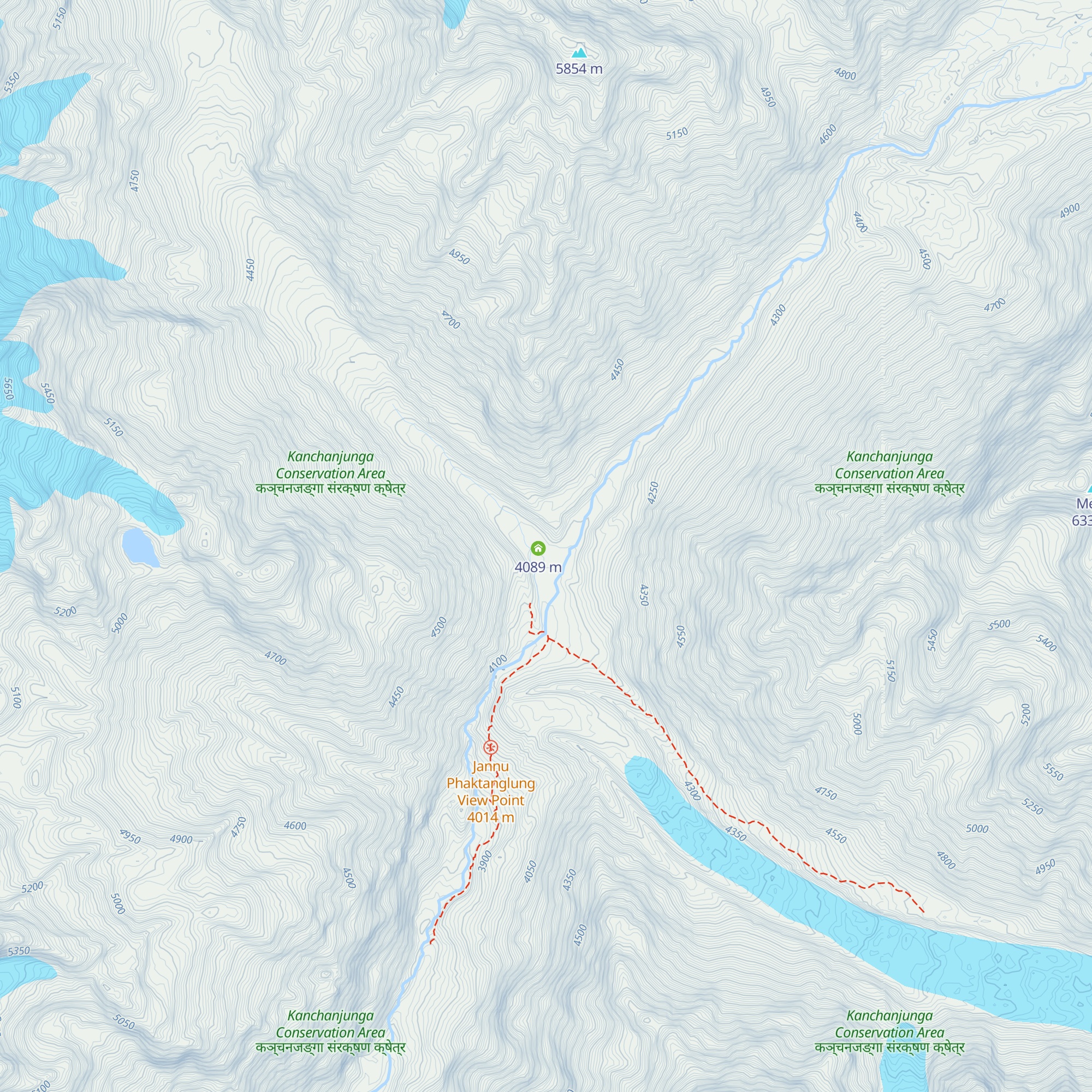 Kaanchenjunga white house map