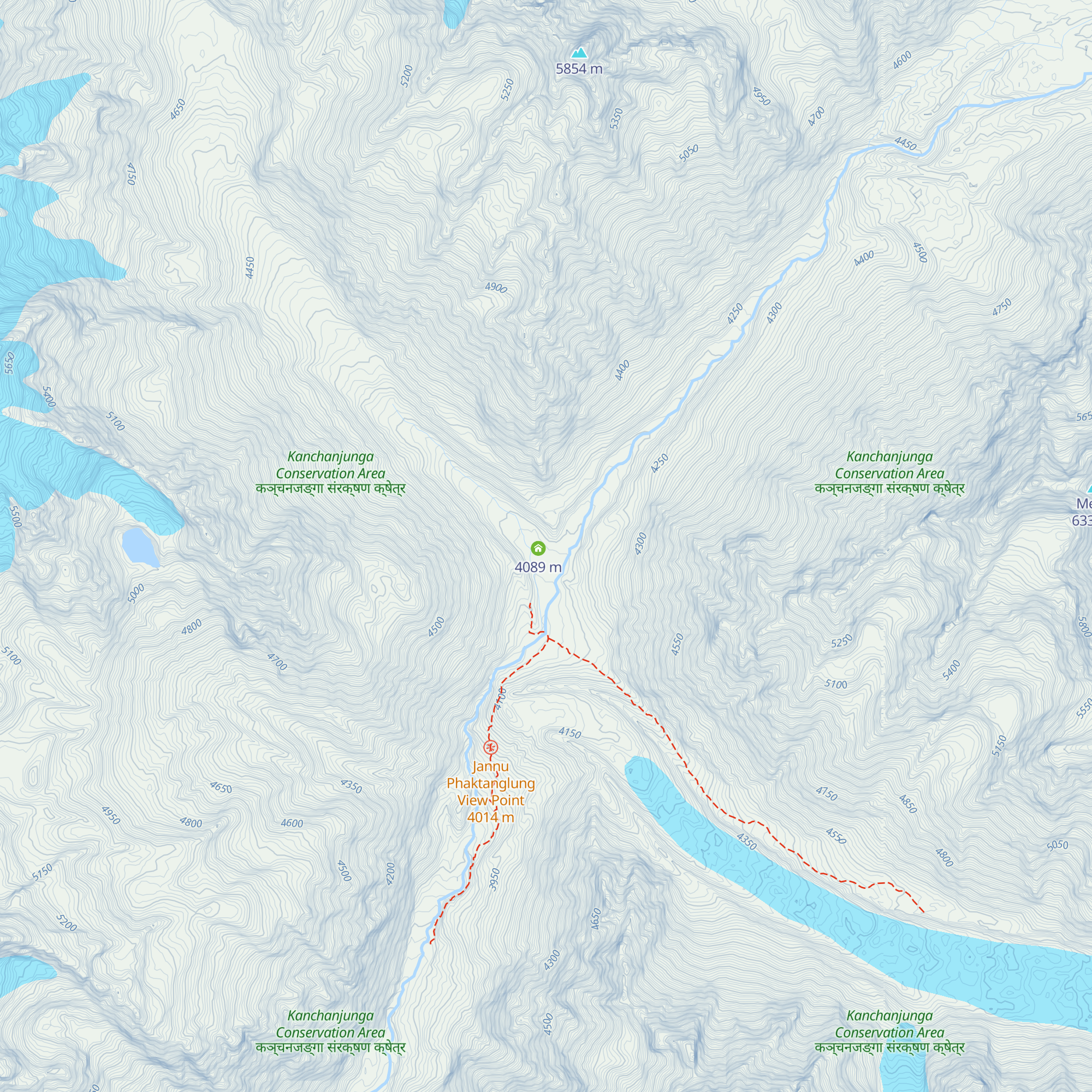 Kaanchenjunga white house map