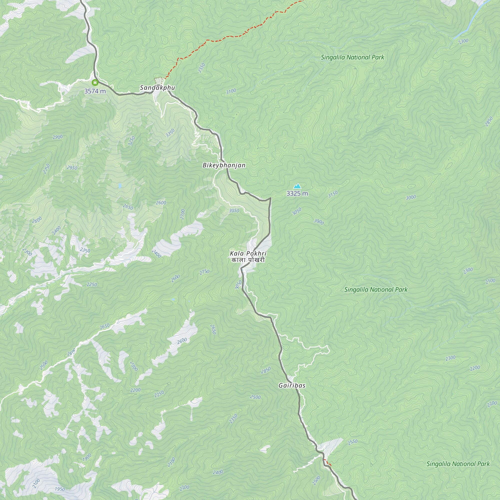 Yalung Homestay map