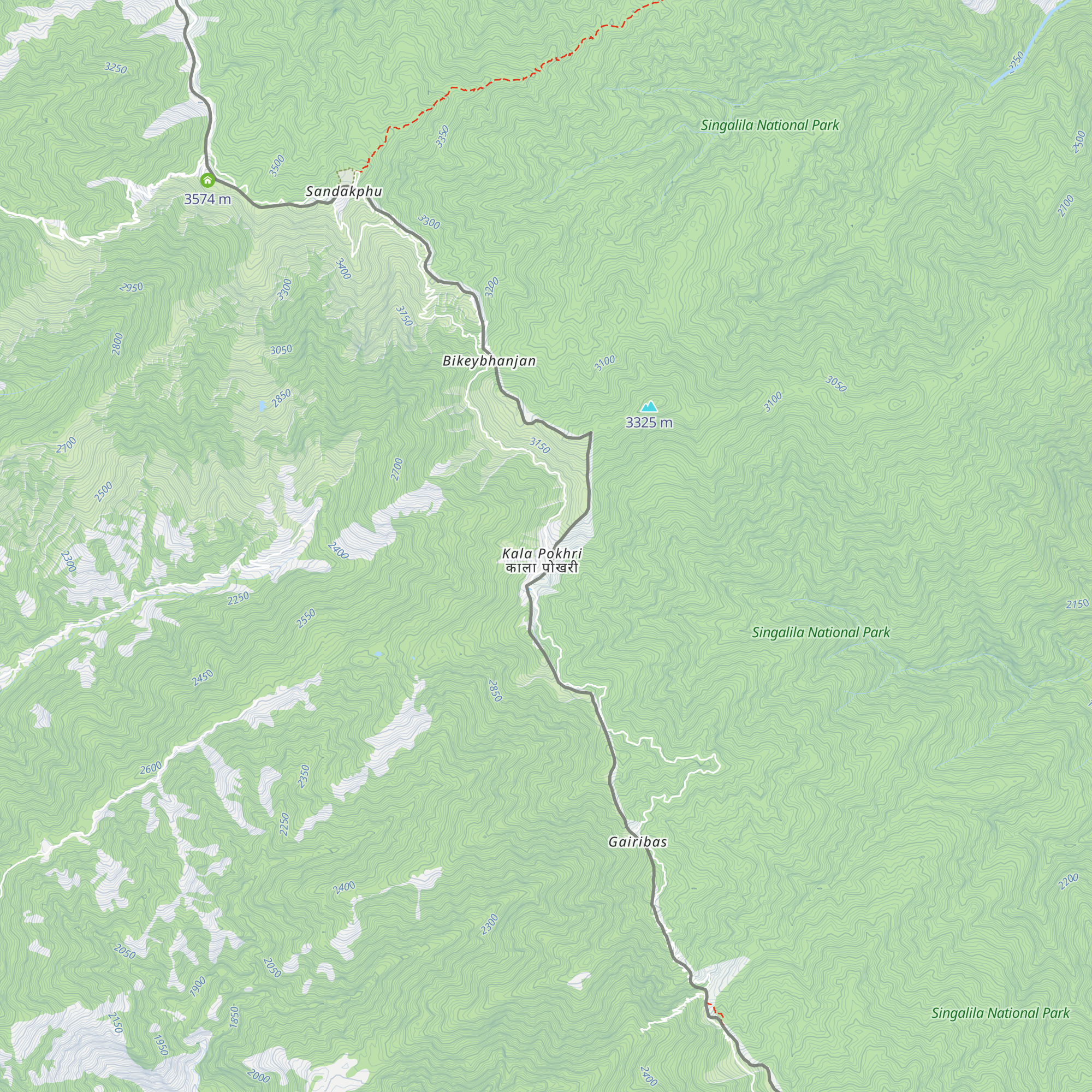 Yalung Homestay map