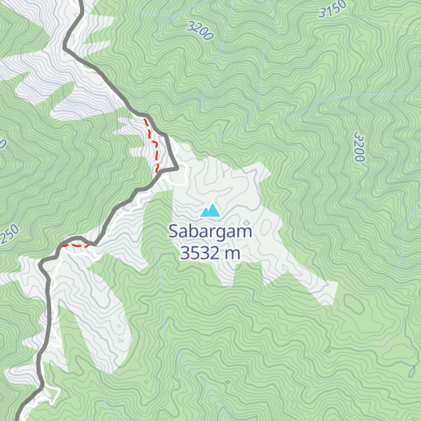 Map of Sabargam