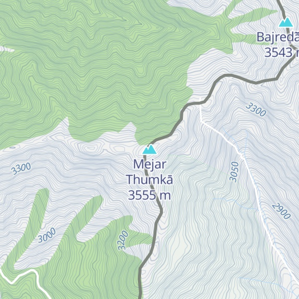 Map of Mejar Thumkā