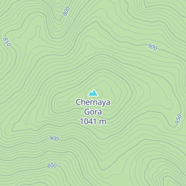 Map of Chernaya Gora