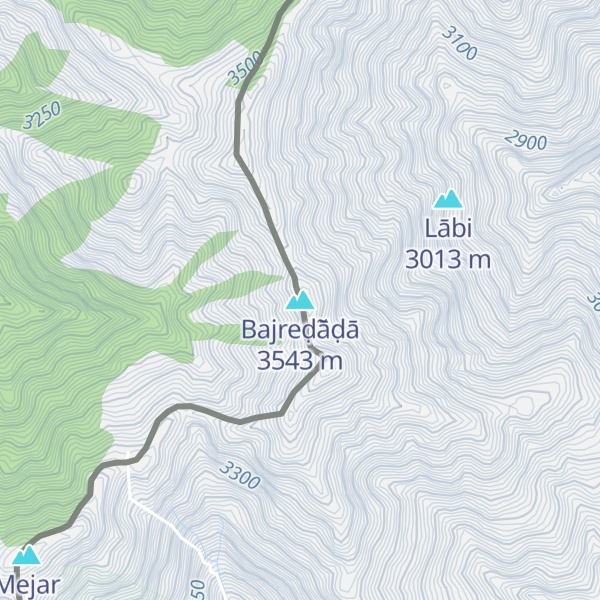 Map of Bajreḍā̃ḍā