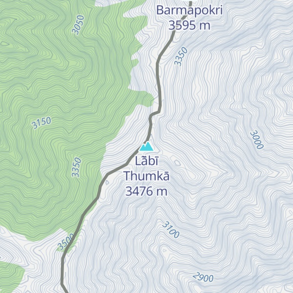 Map of Lā̃bī Thumkā