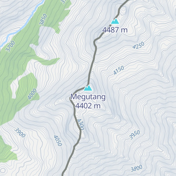 Map of Megutang