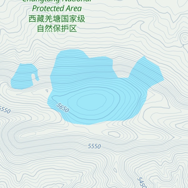Map of Gaoling Shan