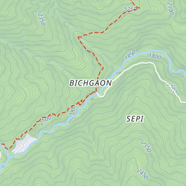 Map of Srikhola Hut