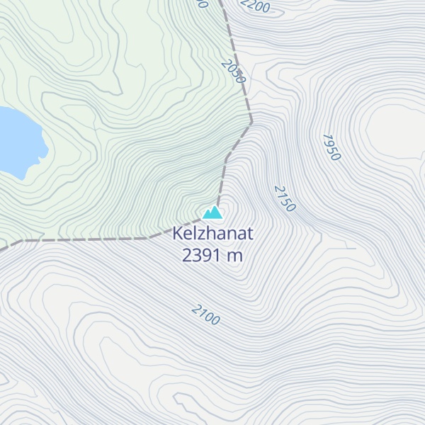 Map of Kelzhanat