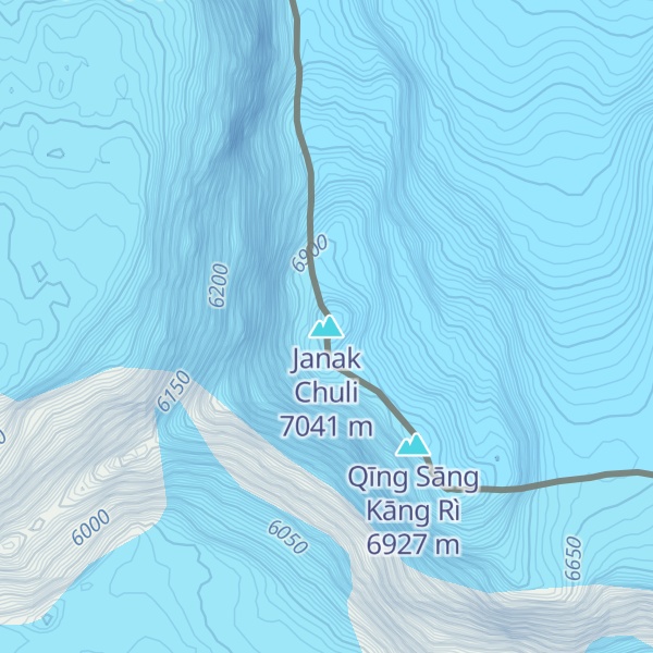 Map of Janak Chuli