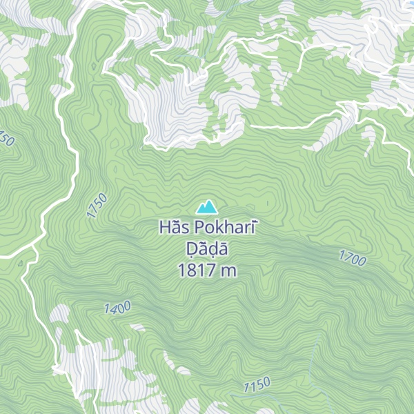 Map of Hā̃s Pokhari̇̄ Ḍā̃ḍā