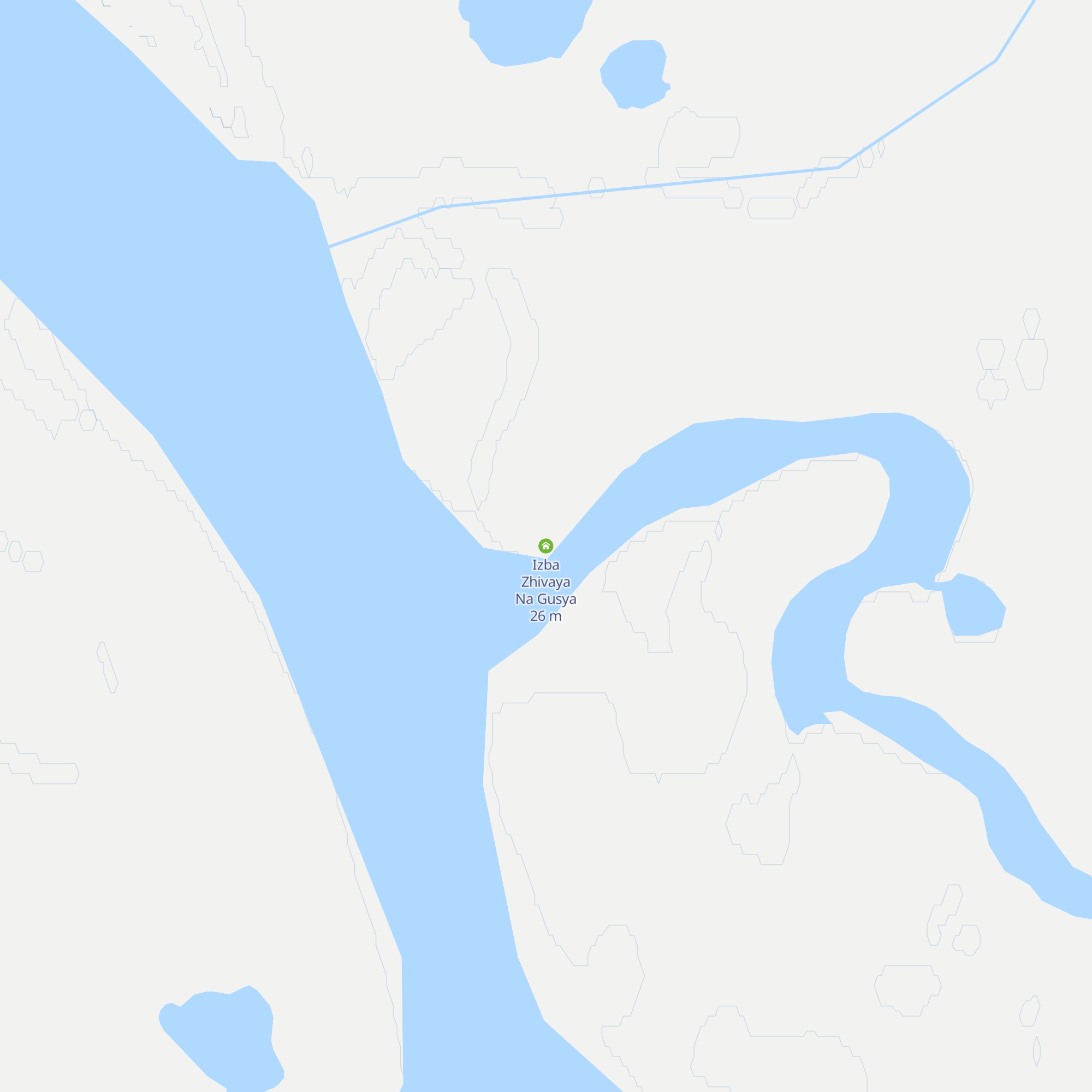 Izba Zhivaya Na Gusya map