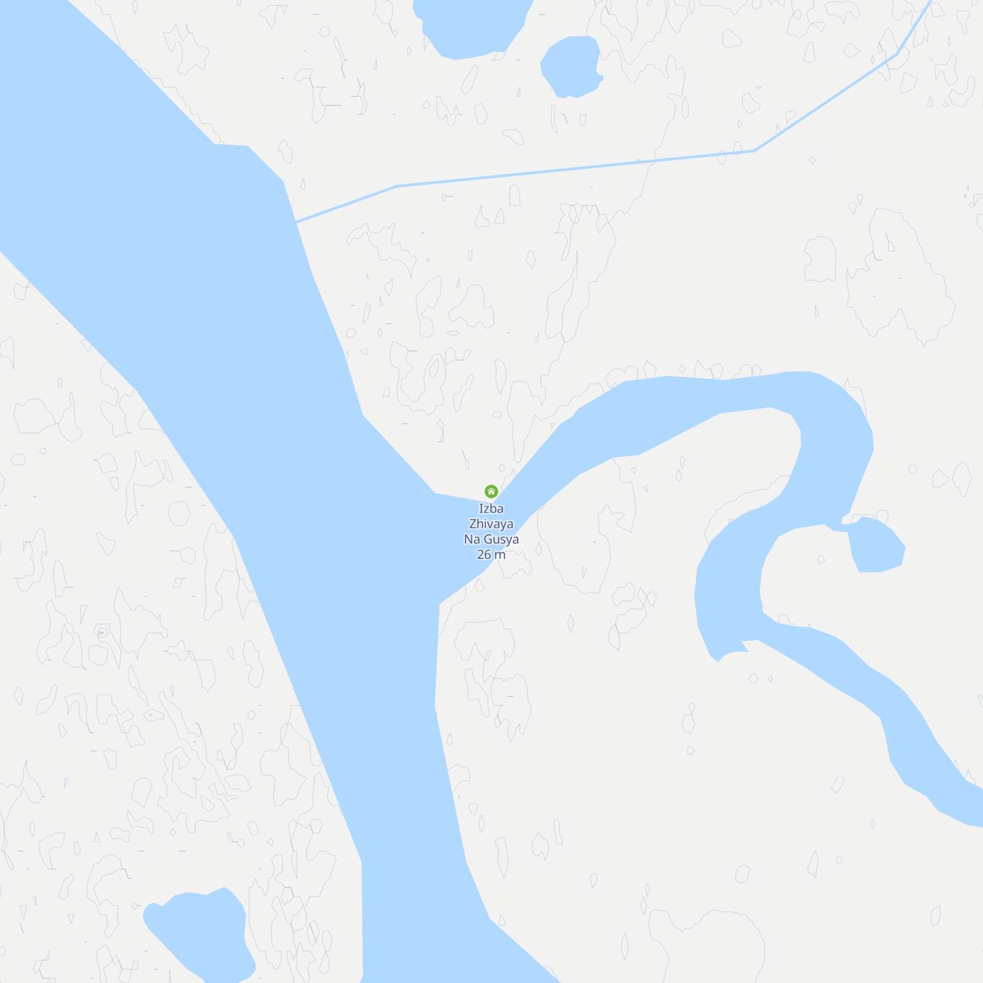 Izba Zhivaya Na Gusya map