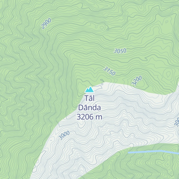 Map of Tāl Dānda