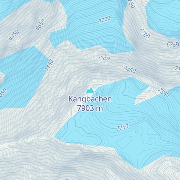 Map of Kangbachen