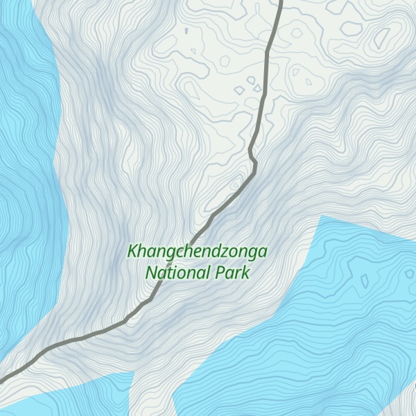 Map of Kabru South