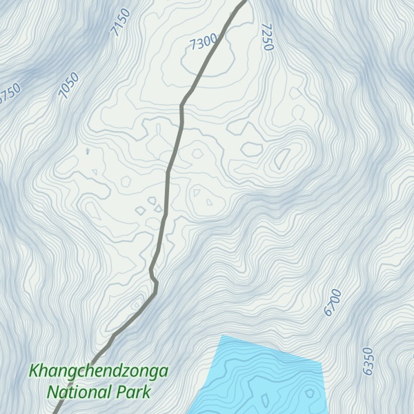 Map of Kabru