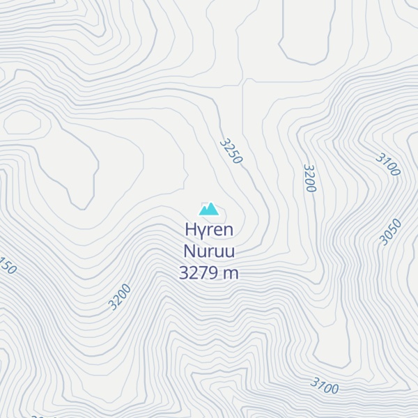 Map of Hүren Nuruu