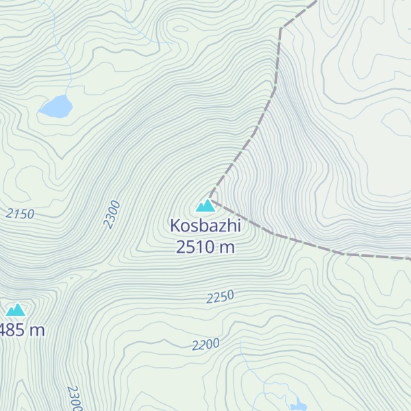 Map of Kosbazhi