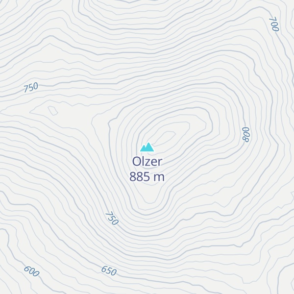 Map of Olzer