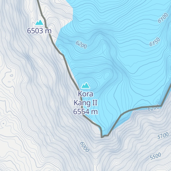 Map of Kora Kang II