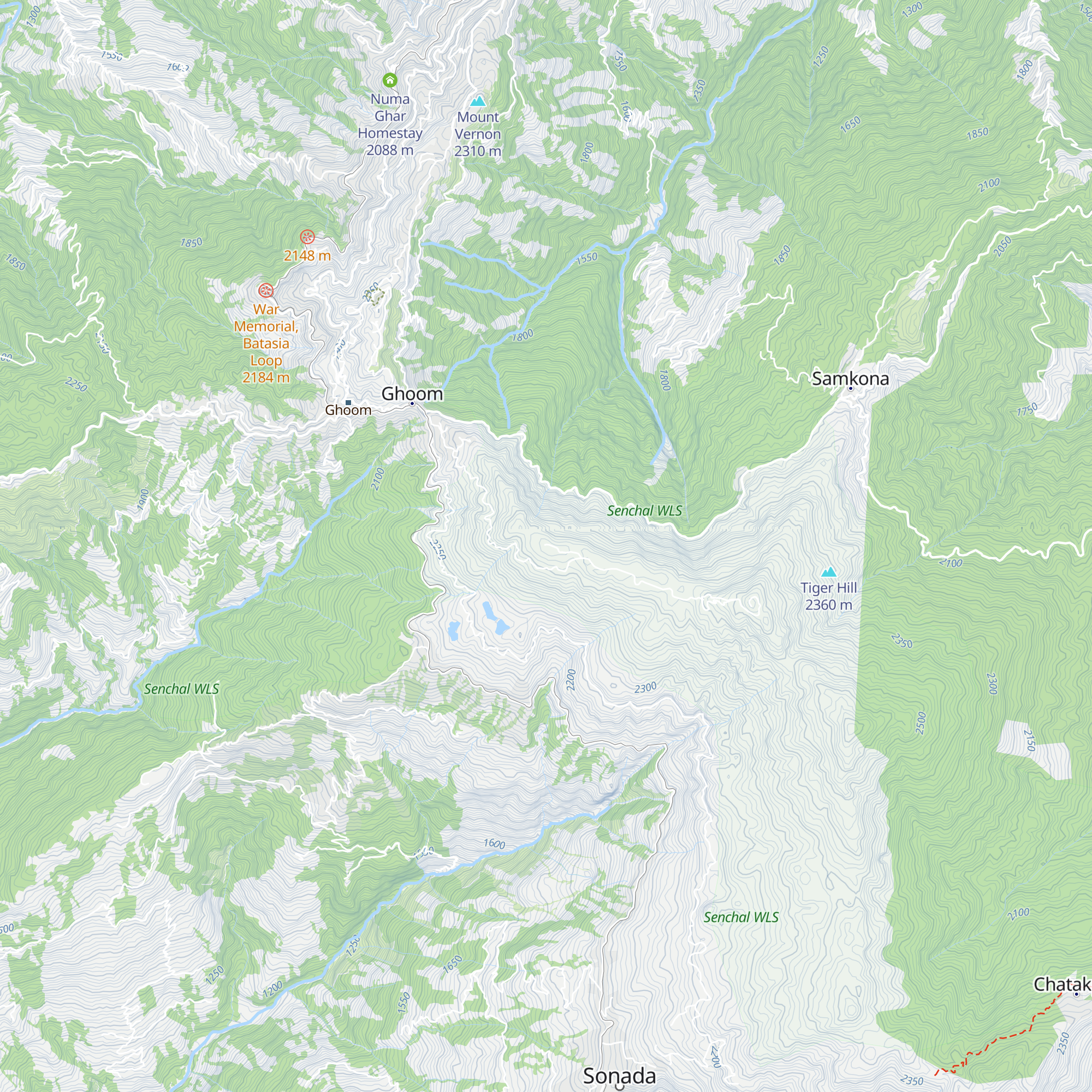 Abandoned Tourist Lodge(The Chalet) map