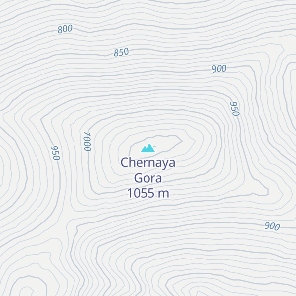 Map of Chernaya Gora