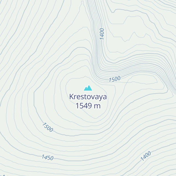 Map of Krestovaya