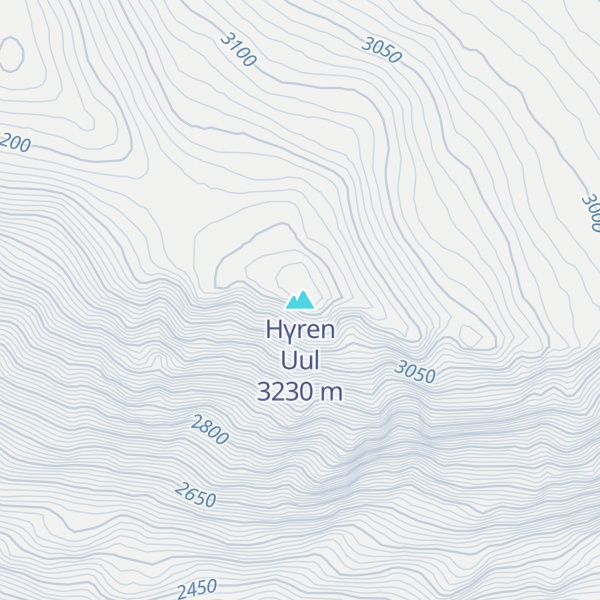 Map of Hүren Uul