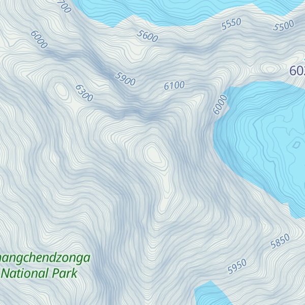 Map of Siniolchu
