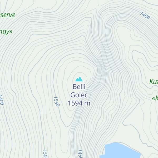 Map of Belii Golec