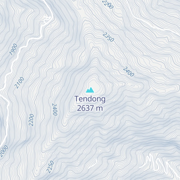 Map of Tendong