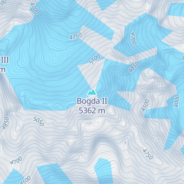 Map of Bogda II