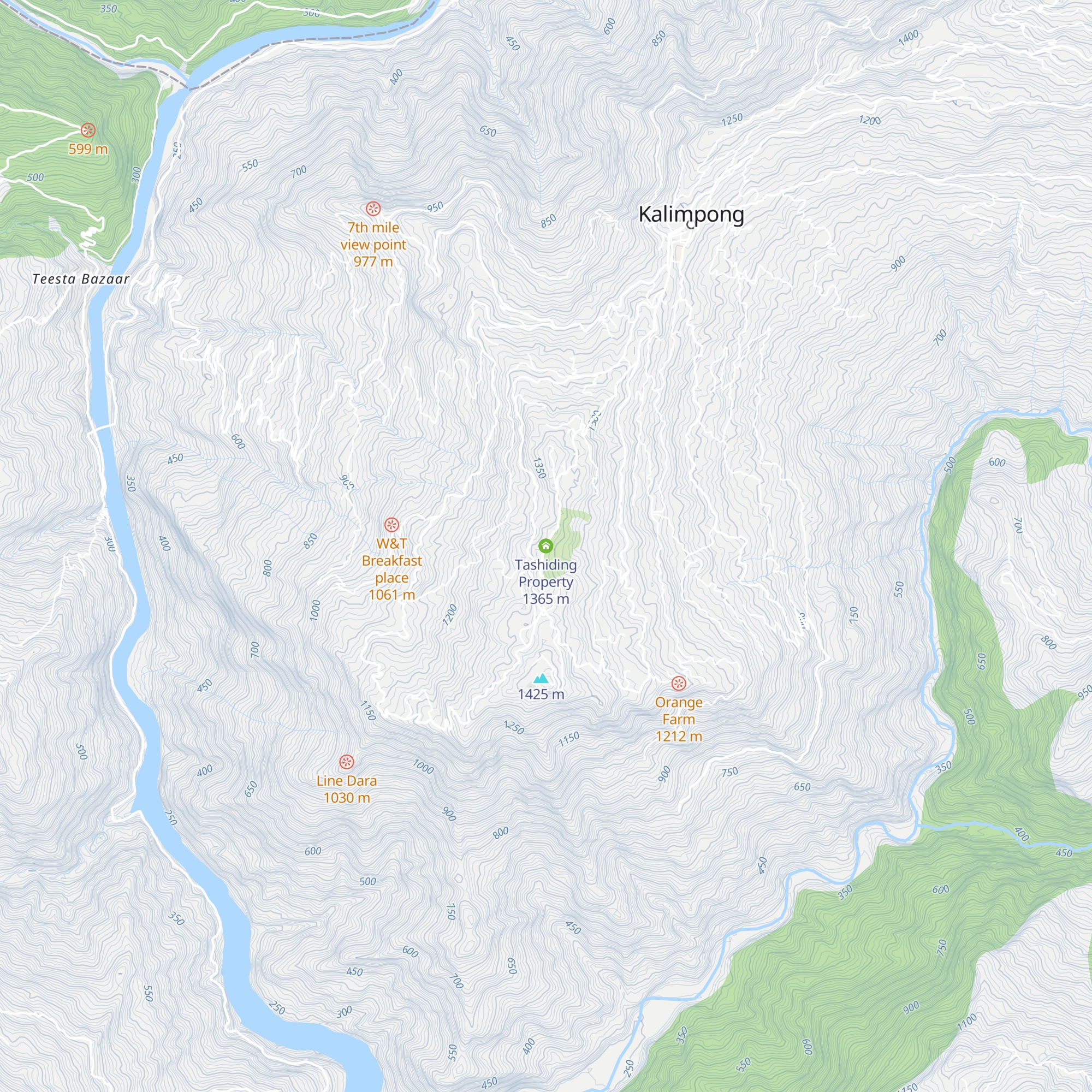 Tashiding Property map
