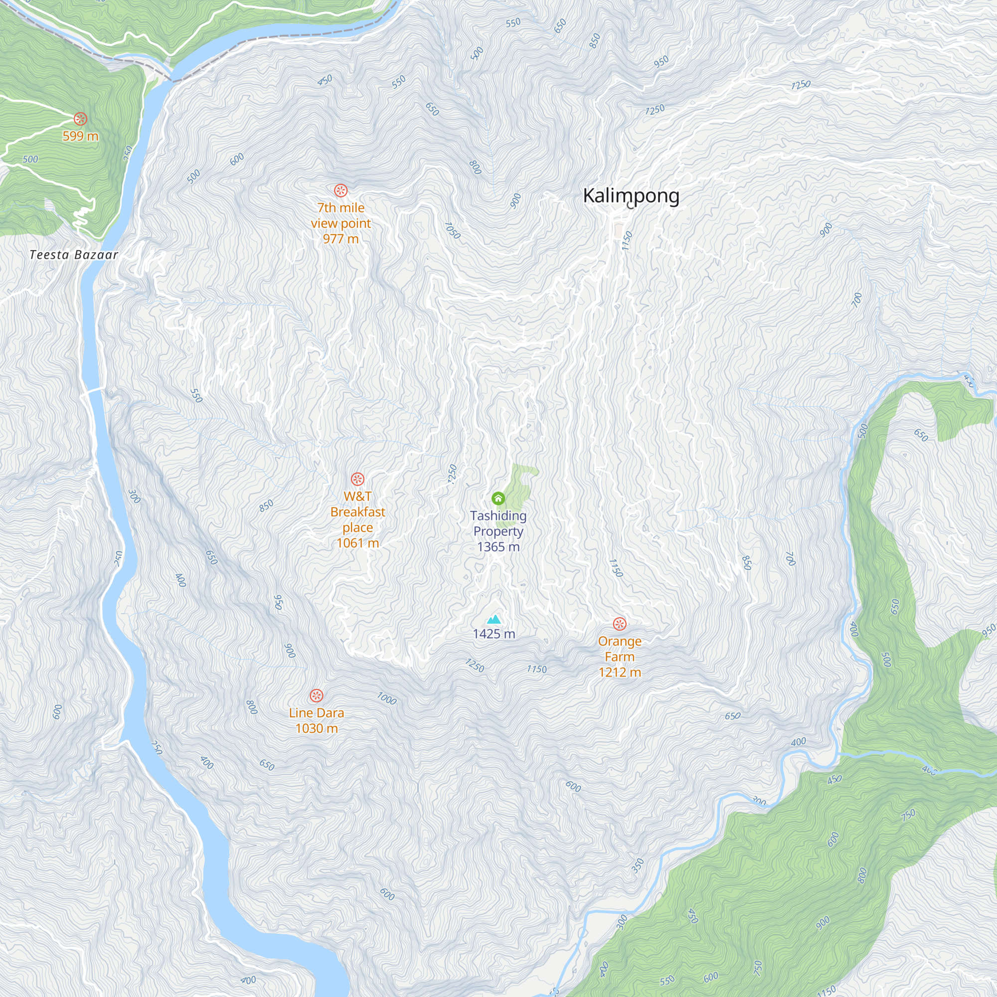 Tashiding Property map