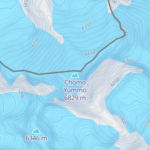 Map of Chomo Yummo
