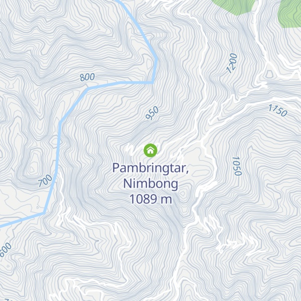 Map of Pambringtar, Nimbong