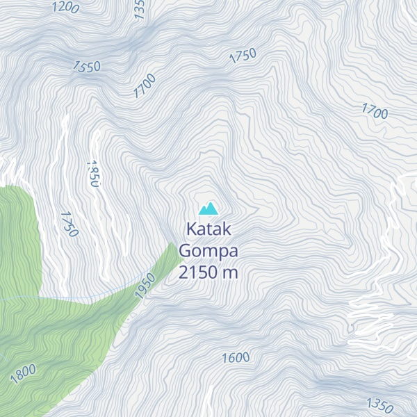 Map of Katak Gompa