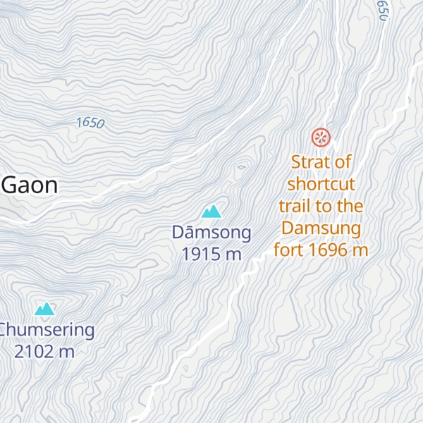 Map of Dāmsong